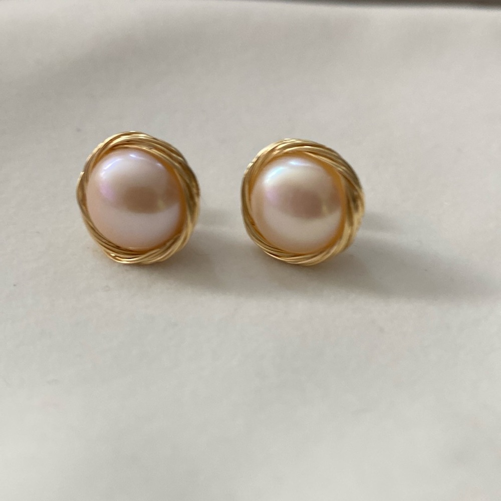 Handmade Pearl Earrings